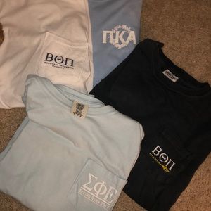 fraternity comfort colors t-shirt bundle